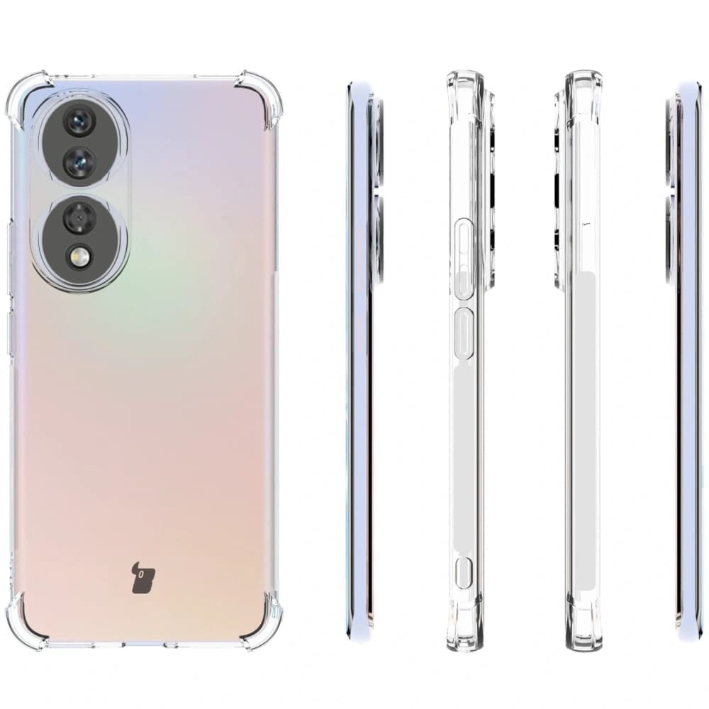 Elastické pouzdro Bizon Case Salpa pro Honor 90 průhledné - 4