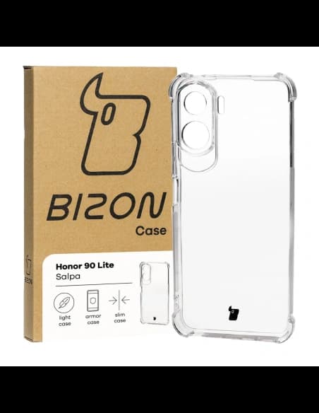 Elastické pouzdro Bizon Case Salpa pro Honor 90 Lite průhledné