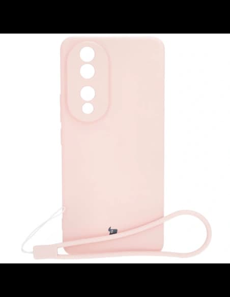 Etui Bizon Case Silicone Sq pro Honor 90 světle růžové