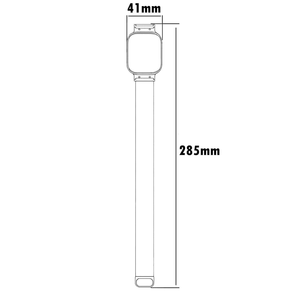 Bizon Strap + Case Watch Chain Xiaomi Redmi Watch 3 Active schwarz - 5