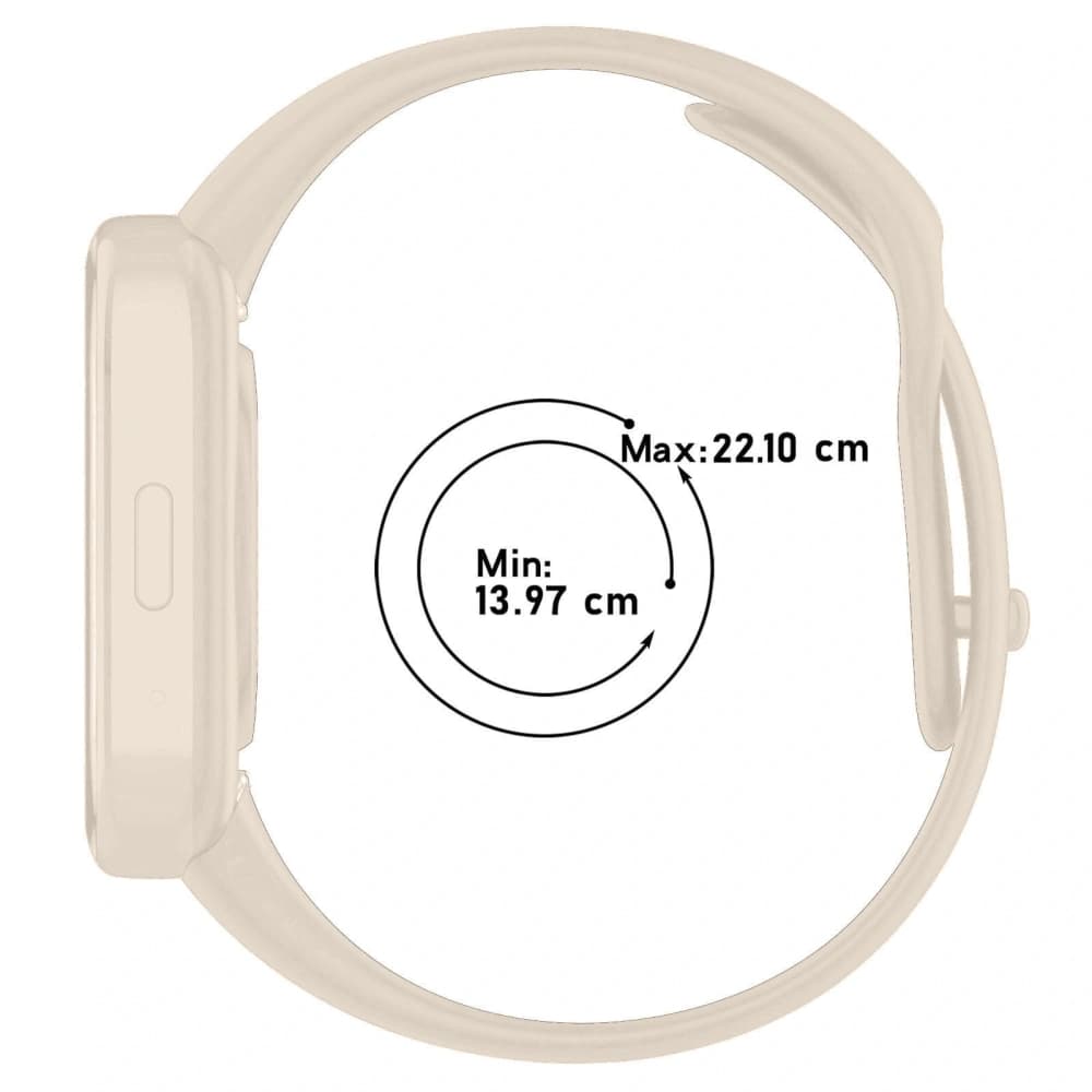 Bizon Strap Uhr Punkte Xiaomi Redmi Uhr 3 Aktiv beige - 4