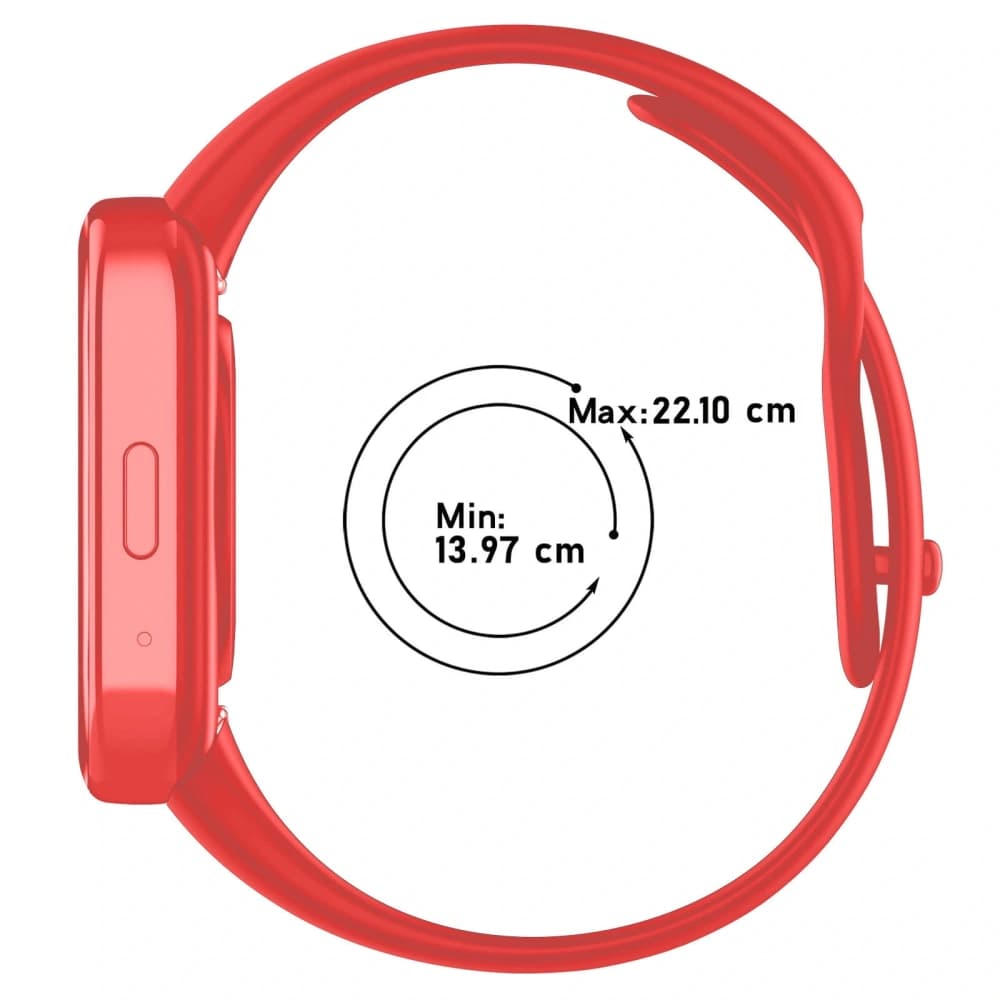 Bizon Strap Watch Dots Xiaomi Redmi Watch 3 Active rot - 4