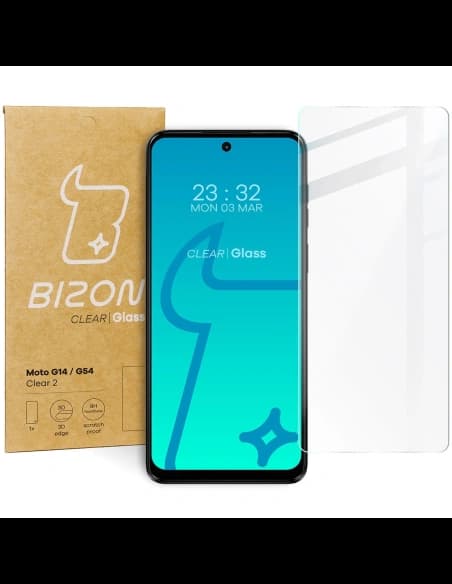 Bizon Glass Clear 2 Motorola Moto G14 / G54 / G55