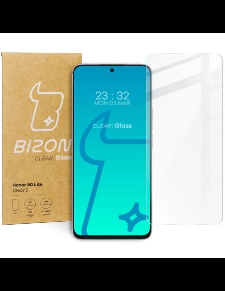 Tvrzené sklo Bizon Glass Clear 2 pro Honor 90 Lite