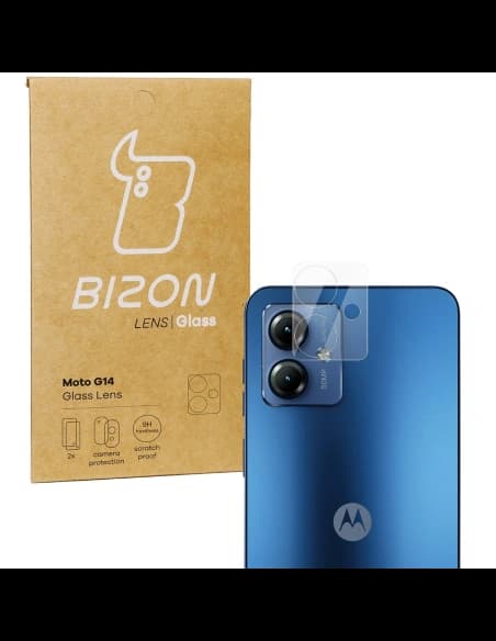 Bizon Lentilă de Sticlă Moto G14 [2 PACK]