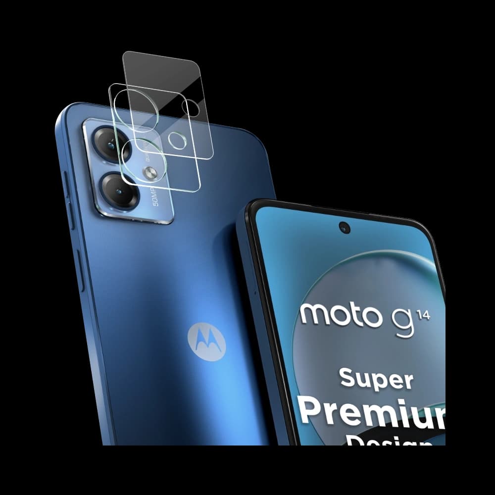 Bizon Lentilă de Sticlă Moto G14 [2 PACK] - 5