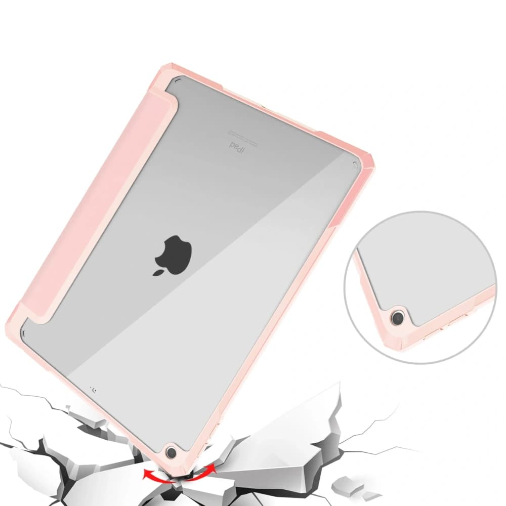Bizon Case Tab Clear Matt Apple iPad 9 10.2 2021 / iPad 8 2020/ iPad 10.2 2019 light pink - 6