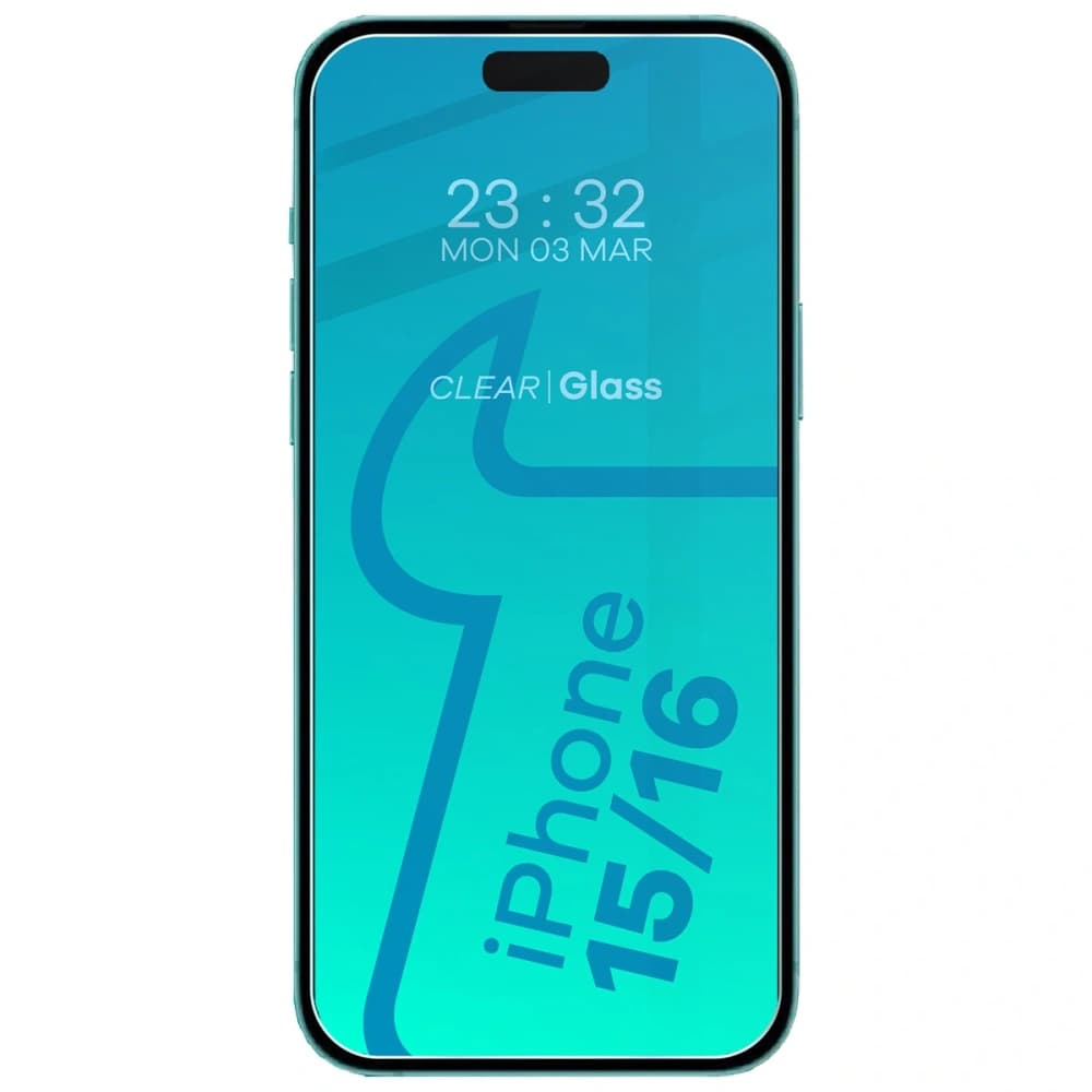 Bizon Glass Clear 2 Apple iPhone 15 / 15 Pro / 16 - 3