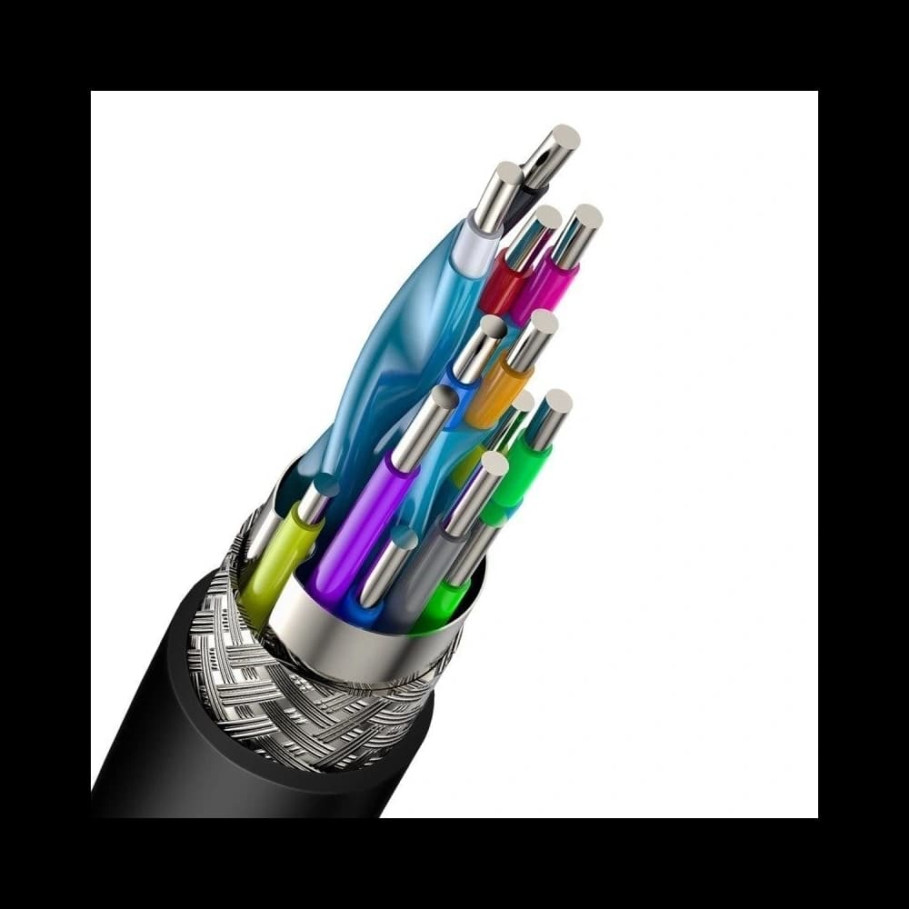 Baseus Kabel Cafule 4KHDMI auf 4KHDMI 1m Schwarz - 4