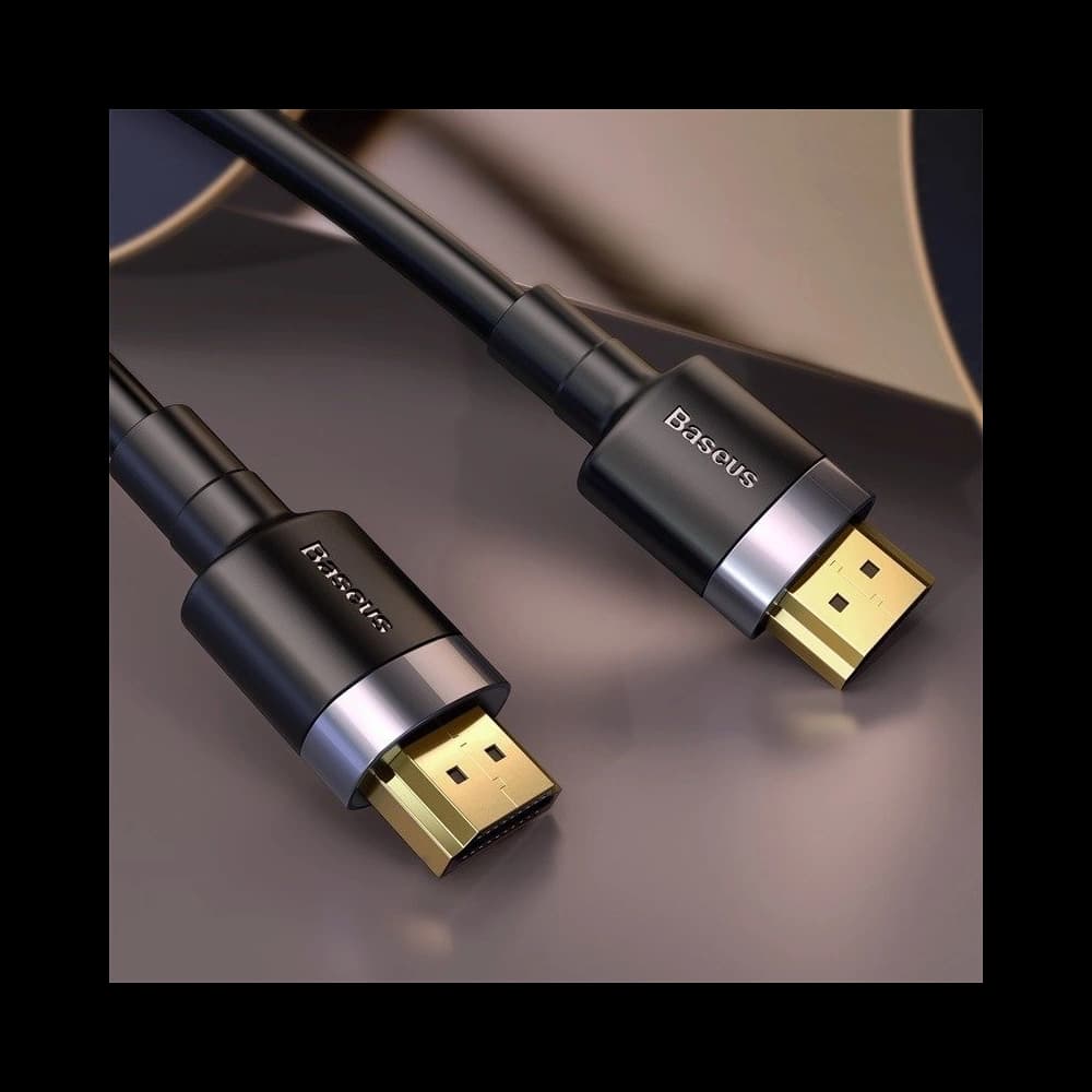 Baseus Kabel Cafule 4KHDMI auf 4KHDMI 1m Schwarz - 5