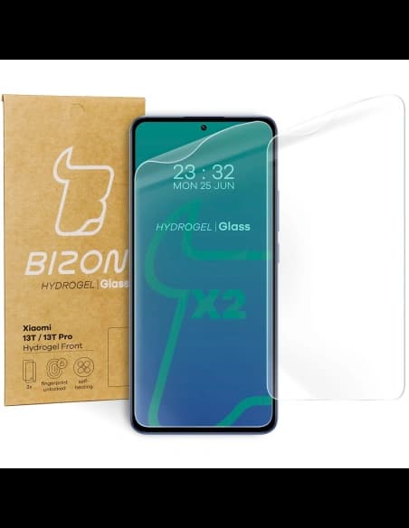 Bizon Glass Hydrogel Front Xiaomi 13T / 13T Pro [2 PACK]