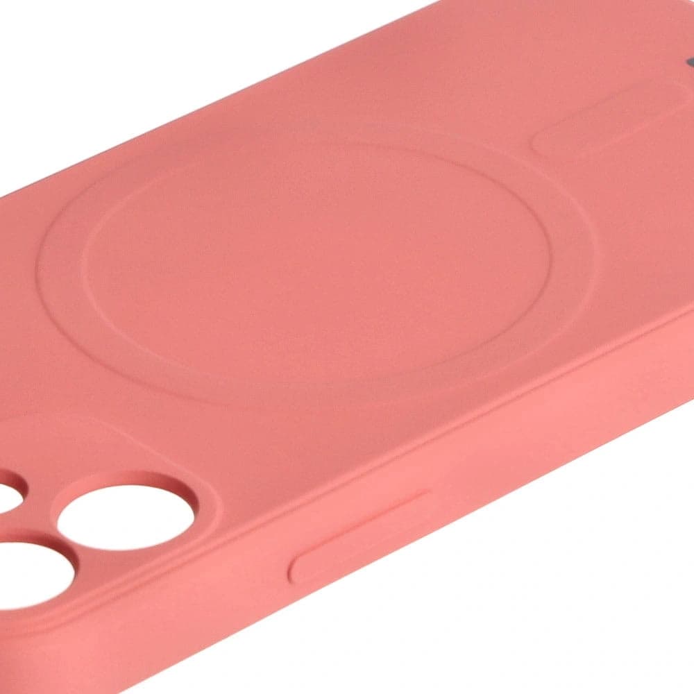 Bizon Case Silicone MagSafe Sq Apple iPhone 12 Mini dirty pink - 5