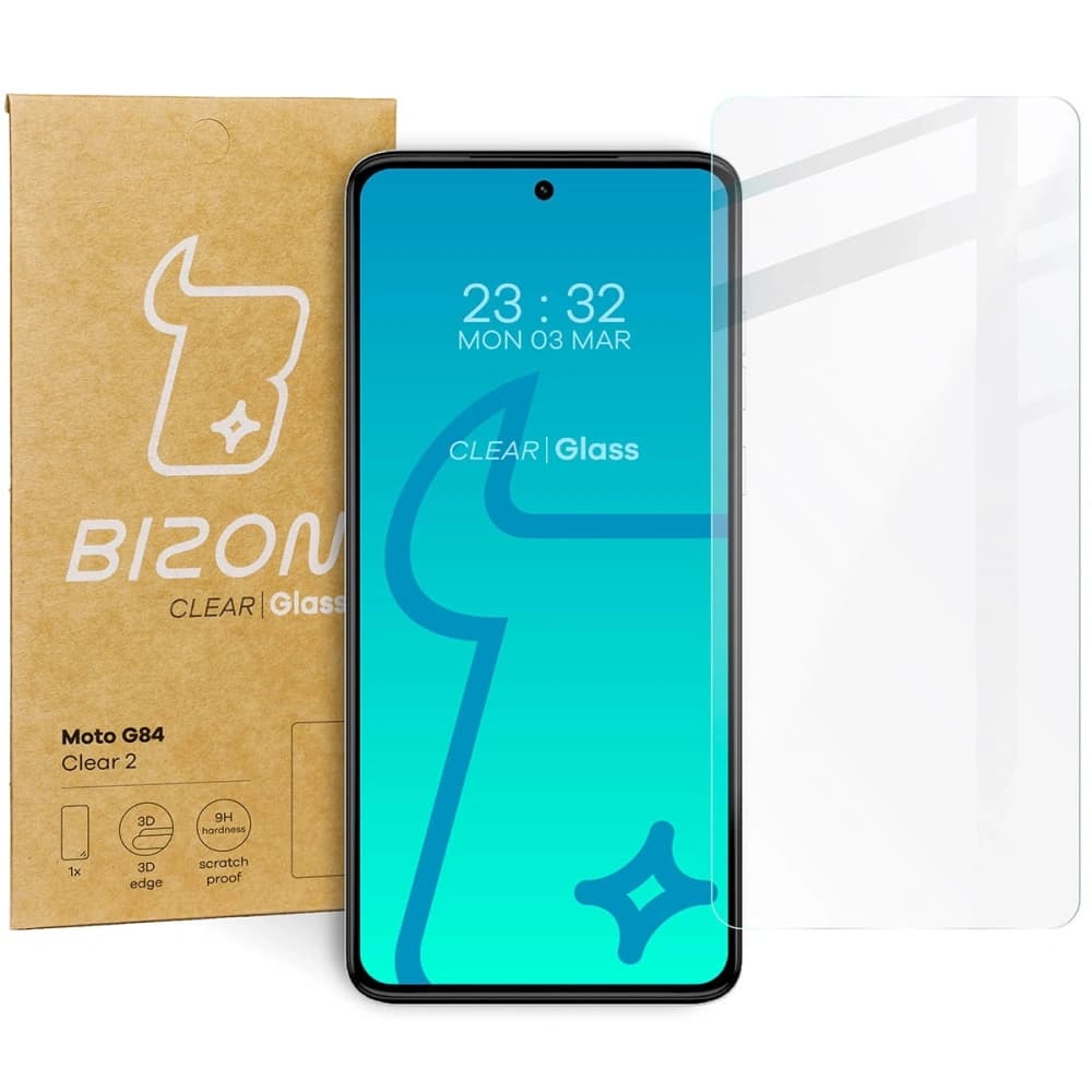 Bizon Glas Klar 2 Motorola Moto G84