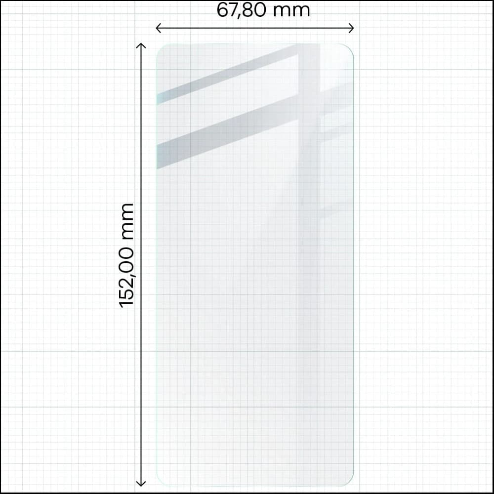 Bizon Glass Clear 2 Motorola Moto G84 - 2