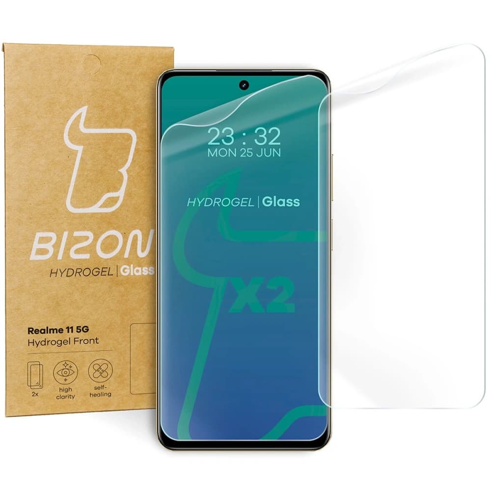 Bizon Glass Hydrogel Front Realme 11 5G [2 PACK] - 1