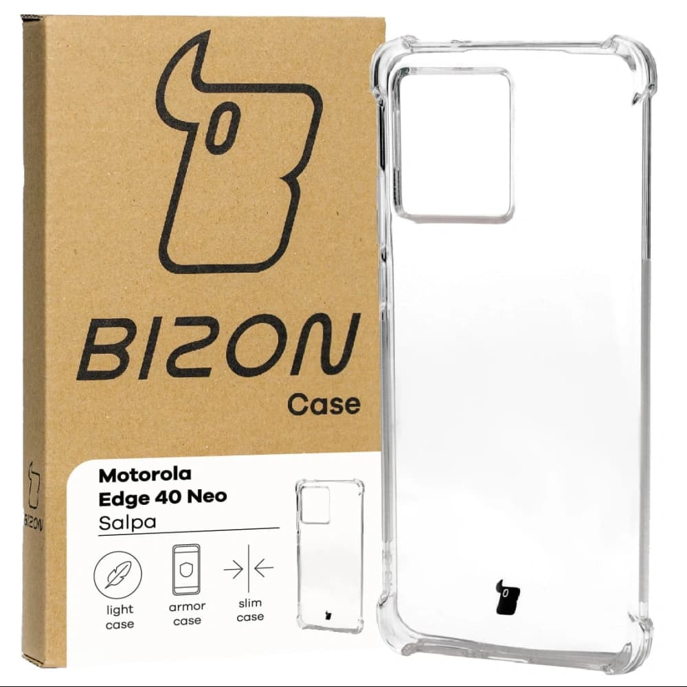 Bizon Case Salpa für Motorola Edge 40 Neo klar - 1