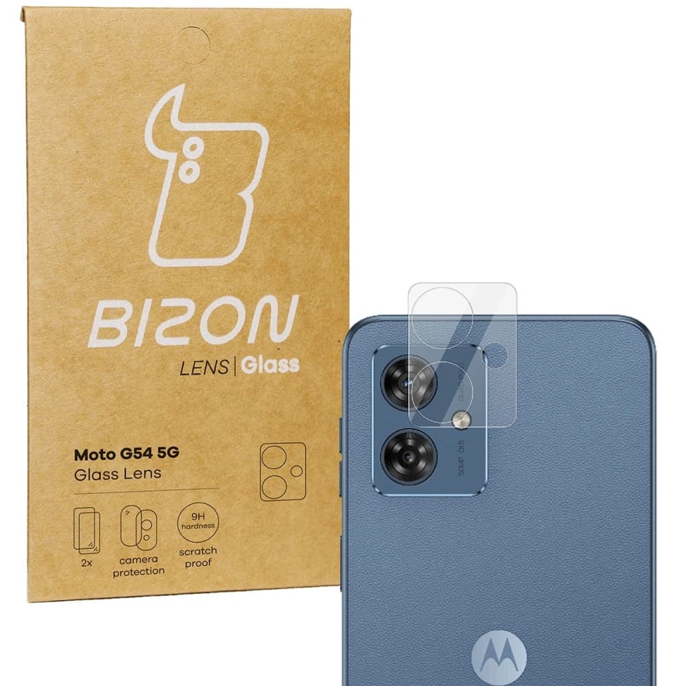 Sklo na aparát Bizon Glass Lens pro Motorola Moto G54 5G [2 PACK] - 1