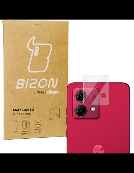 Bizon Glass Lens Motorola Moto G84 5G [2 PACK]