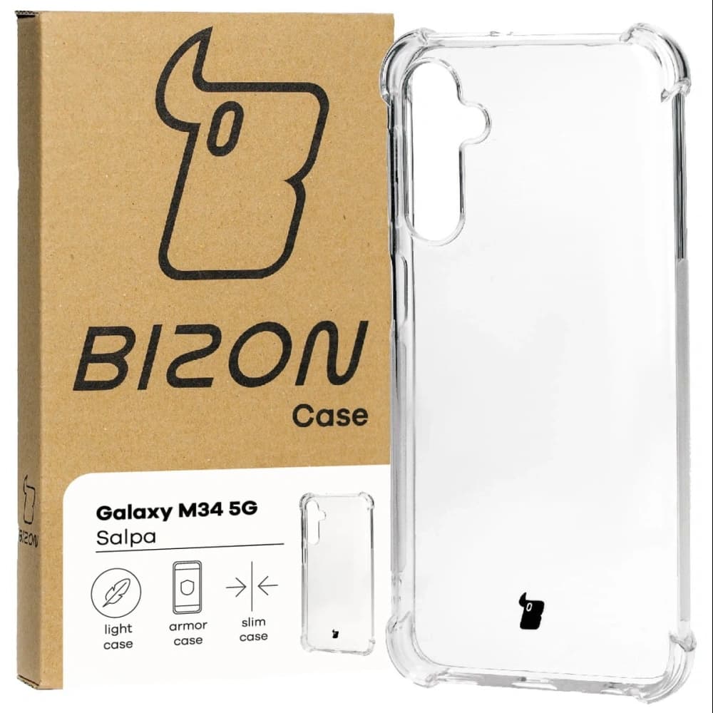 Bizon Case Salpa Samsung Galaxy M34 5G transparent