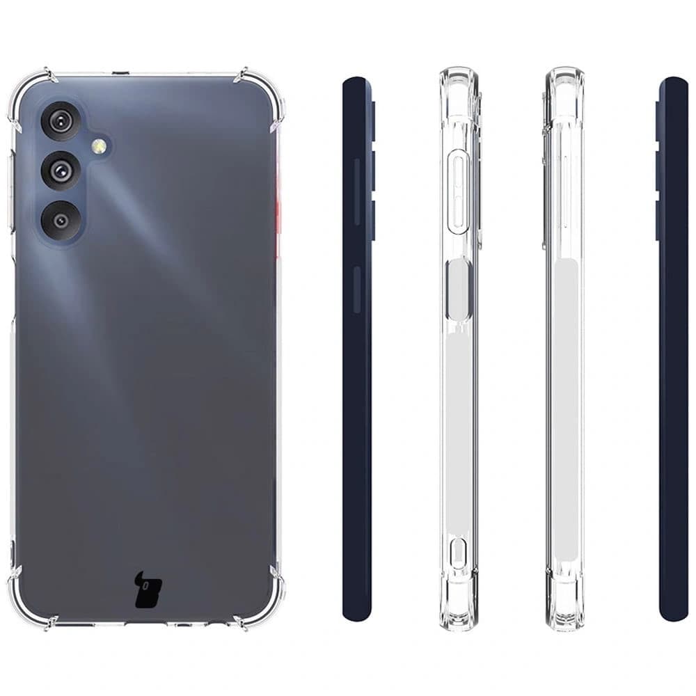 Bizon Case Clear Pack carcasă + 2x sticlă de ecran + sticlă de lentilă Samsung Galaxy M34 5G clar - 4