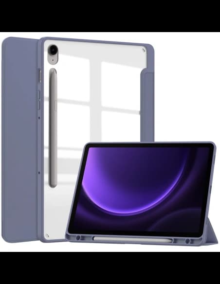 Bizon Case Tab Clear Matt Samsung Galaxy Tab S9 / S9 FE lavender