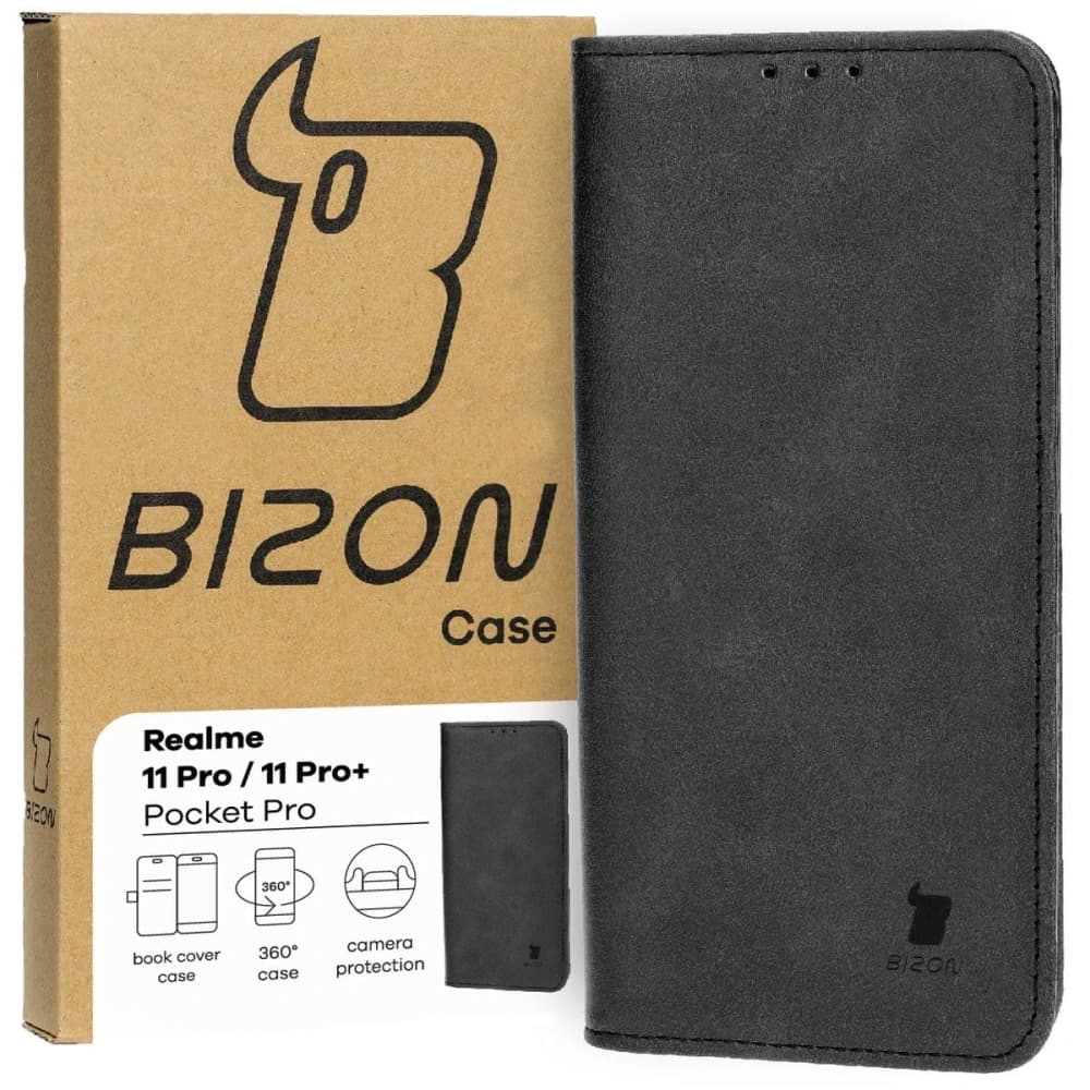 Bizon Case Pocket Pro Realme 11 Pro / 11 Pro+ black