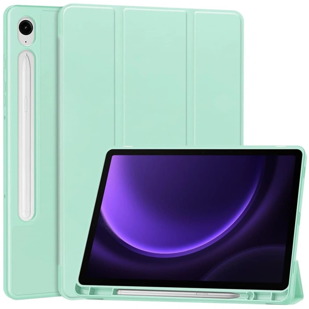 Bizon Case Tab Lizard Samsung Galaxy Tab S9 / S9 FE mint