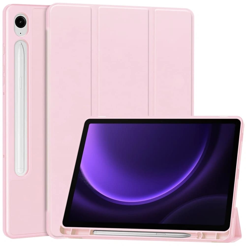 Bizon Case Tab Lizard Samsung Galaxy Tab S9 / S9 FE pink
