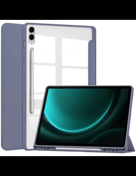 Bizon Case Tab Clear Matt Samsung Galaxy Tab S9 FE Plus lavendel