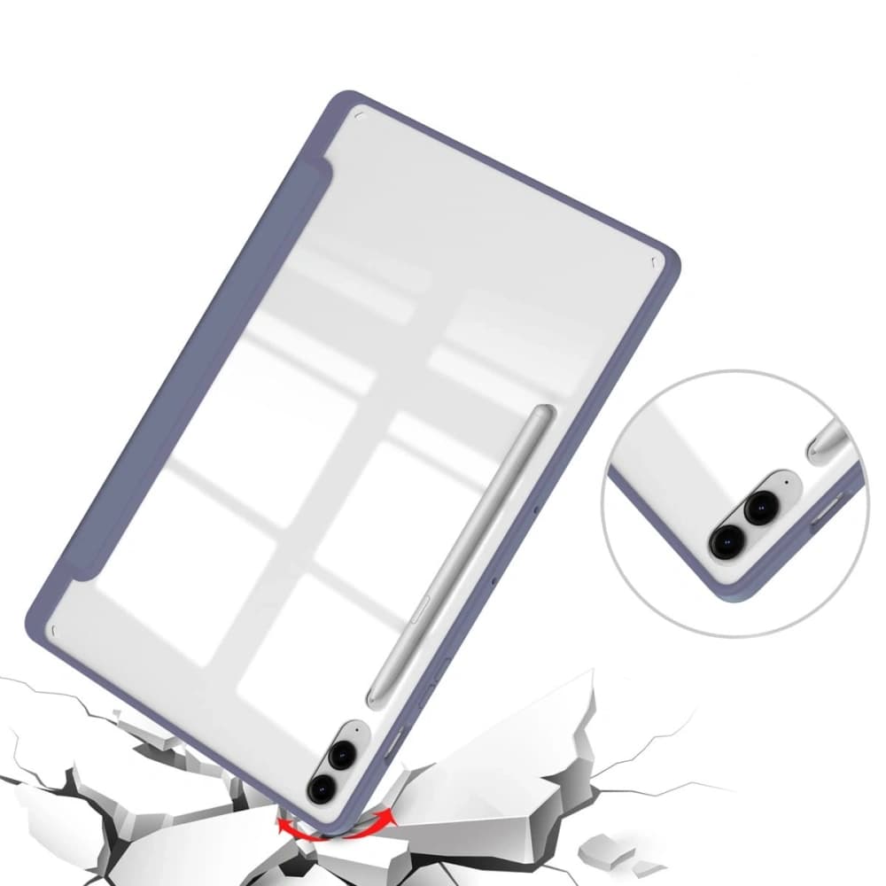 Bizon Case Tab Clear Matt Samsung Galaxy Tab S9 FE Plus lavendel - 6