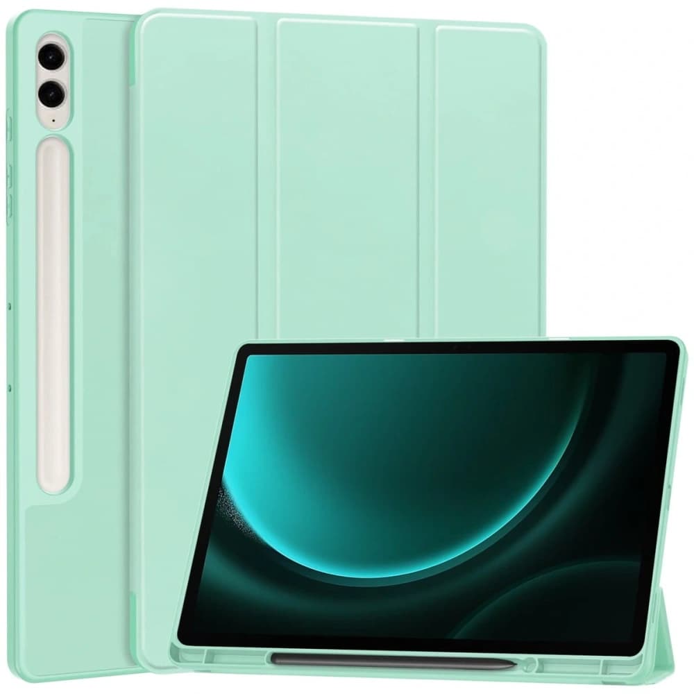 Bizon Case Tab Lizard Samsung Galaxy Tab S9 FE Plus mint