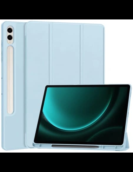Bizon Case Tab Lizard Samsung Galaxy Tab S9 FE Plus blau
