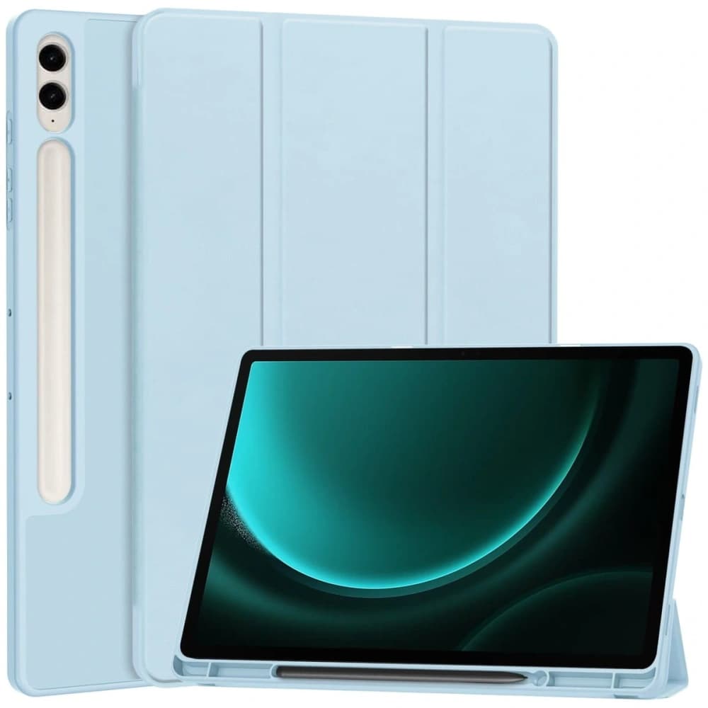 Etui Bizon Case Tab Lizard do Samsung Galaxy Tab S9 FE Plus modré