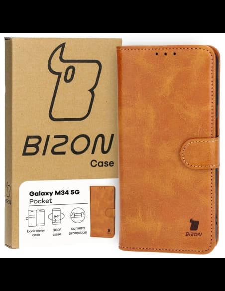 Bizon Case Pocket Samsung Galaxy M34 5G maro