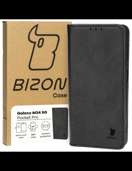 Bizon Case Pocket Pro Samsung Galaxy M34 5G negru