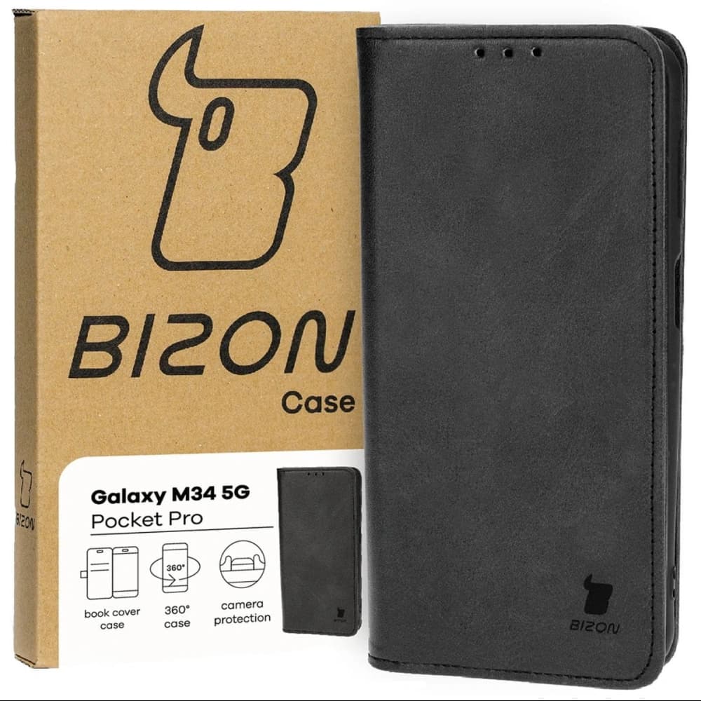 Bizon Case Pocket Pro Samsung Galaxy M34 5G negru