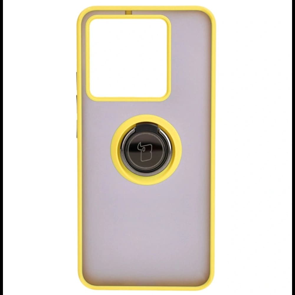 Bizon Case Hybrid Ring Xiaomi 13T Pro / 13T füstös sárga kerettel - 2