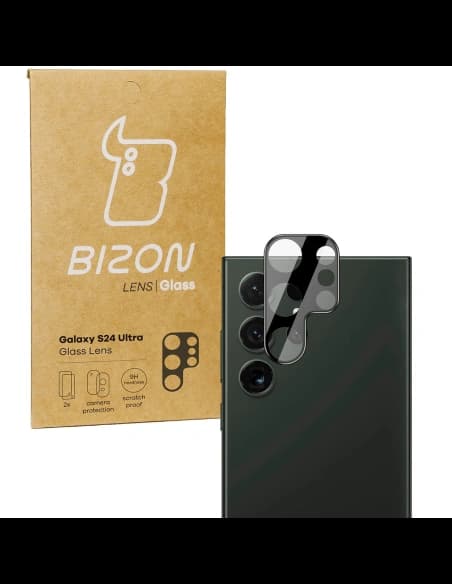 Bizon Lentilă de Sticlă Samsung Galaxy S24 Ultra [2 PACHET]