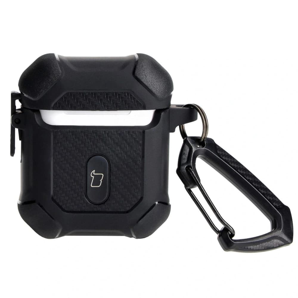 Etui Bizon Case Headphone Armor do Apple Airpods 1/2 černé
