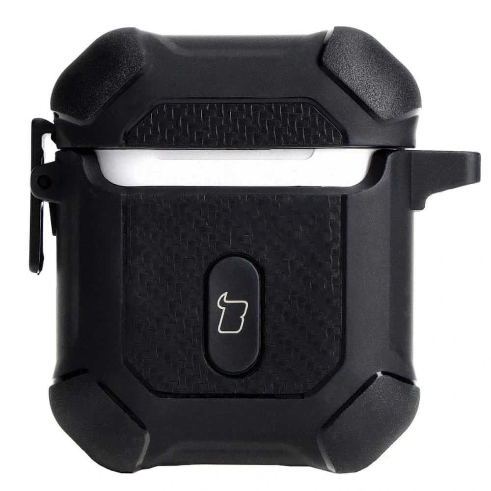 Etui Bizon Case Headphone Armor do Apple Airpods 1/2 černé - 2