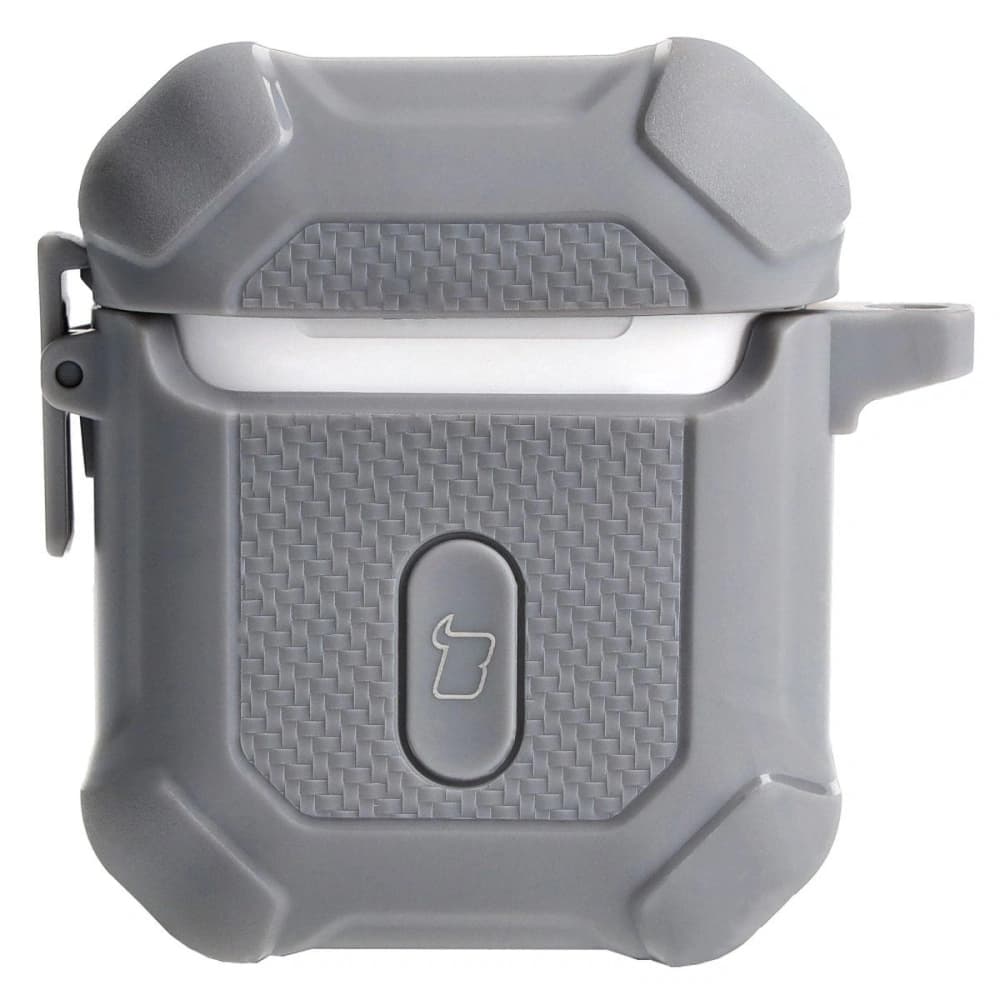 Bizon Case Headphone Armor Apple Airpods 1/2 gri - 2