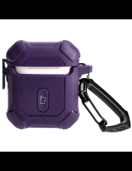 Etui Bizon Case Headphone Armor do Apple Airpods 1/2 fialové