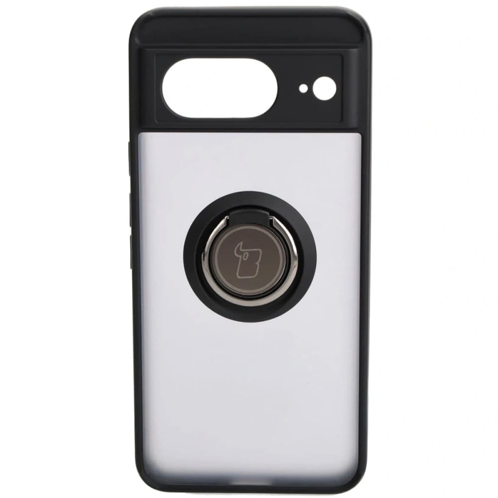 Bizon Case Hybrid Ring Google Pixel 8 fumuriu cu un cadru negru - 2