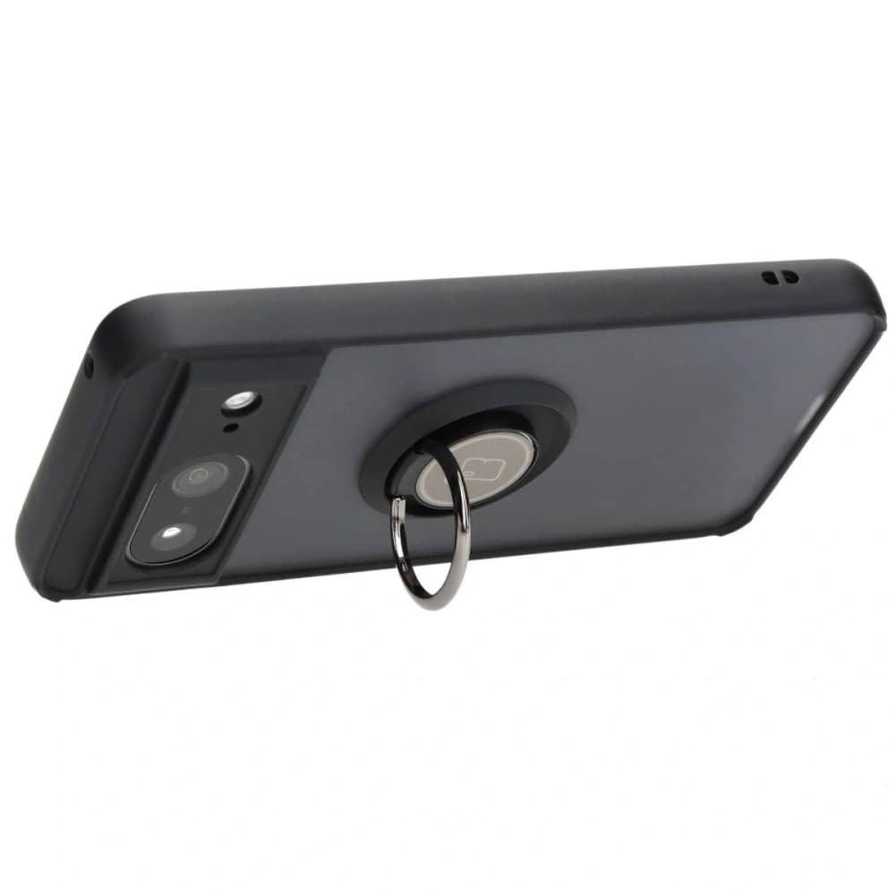 Bizon Case Hybrid Ring Google Pixel 8 fumuriu cu un cadru negru - 5