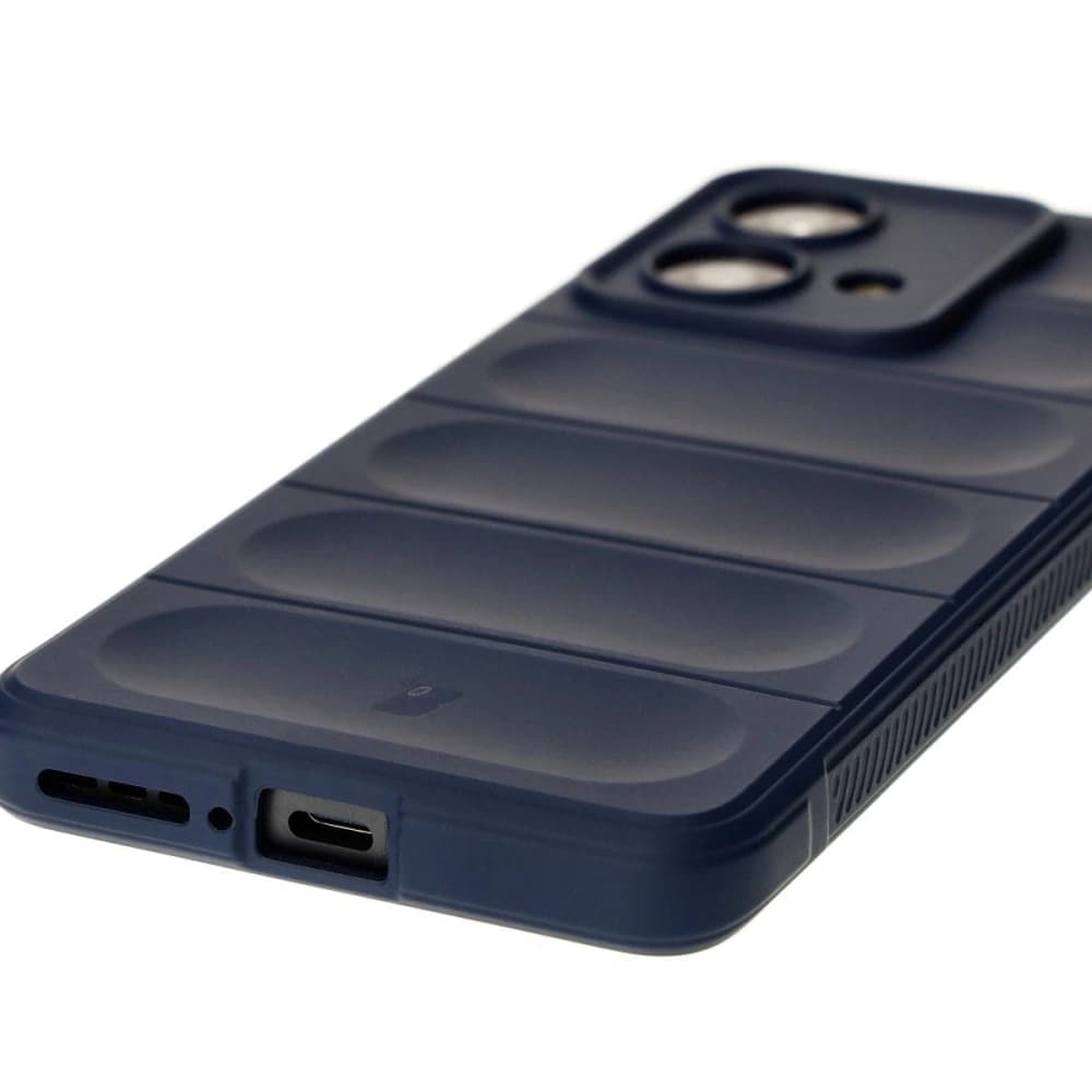 Bizon Caz Tur Motorola Edge 40 Neo albastru marin - 2