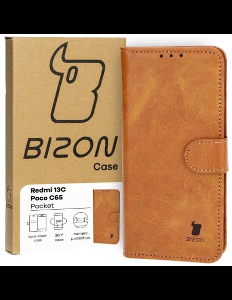 Bizon Case Pocket Xiaomi Redmi 13C / Xiaomi Poco C65 maro