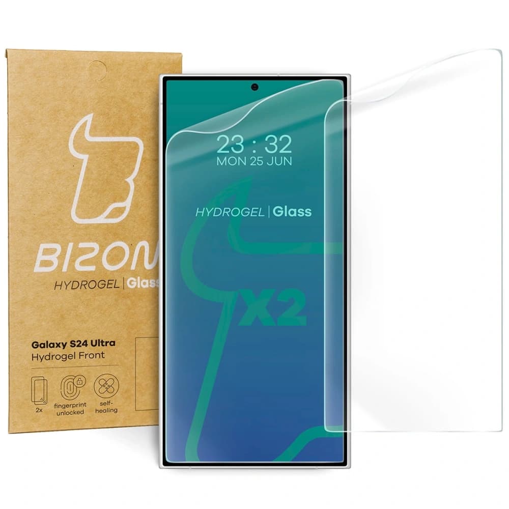 Bizon Glas Hydrogel Front Samsung Galaxy S24 Ultra [2 PACK] - 1
