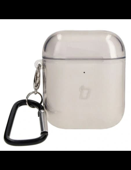 Etui Bizon Case Headphone Clear pro Airpods 1/2 průhledné-černé