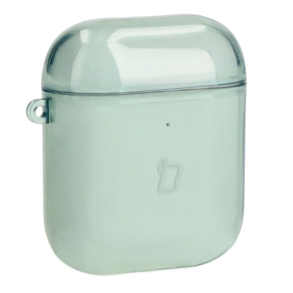 Etui Bizon Case sluchátka Clear pro Airpods 1/2 průhledné-zelené - 4