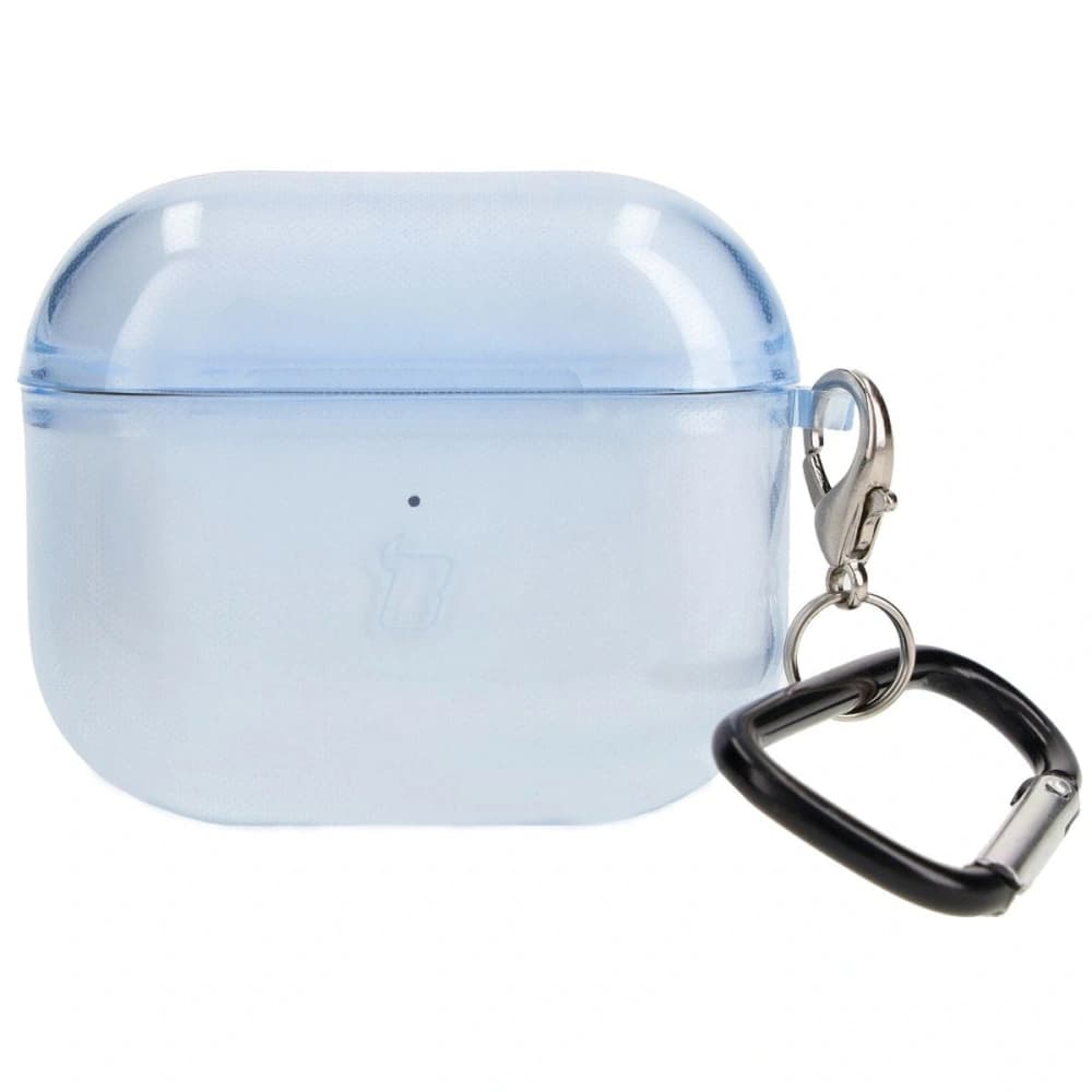 Etui Bizon Case Headphone Clear pro Airpods 3 průhledně-modré